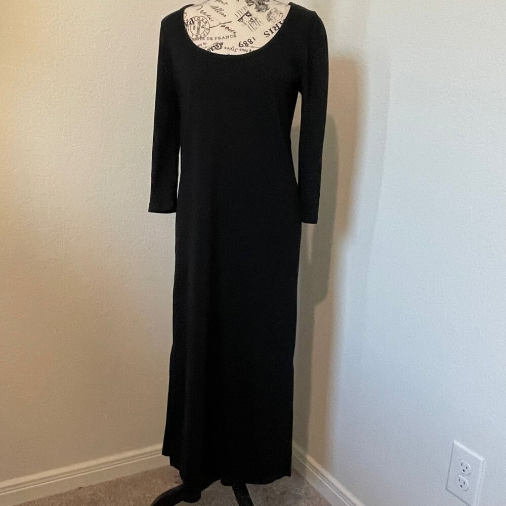 The Nines by HATCH Black Maxi Maternity Dress